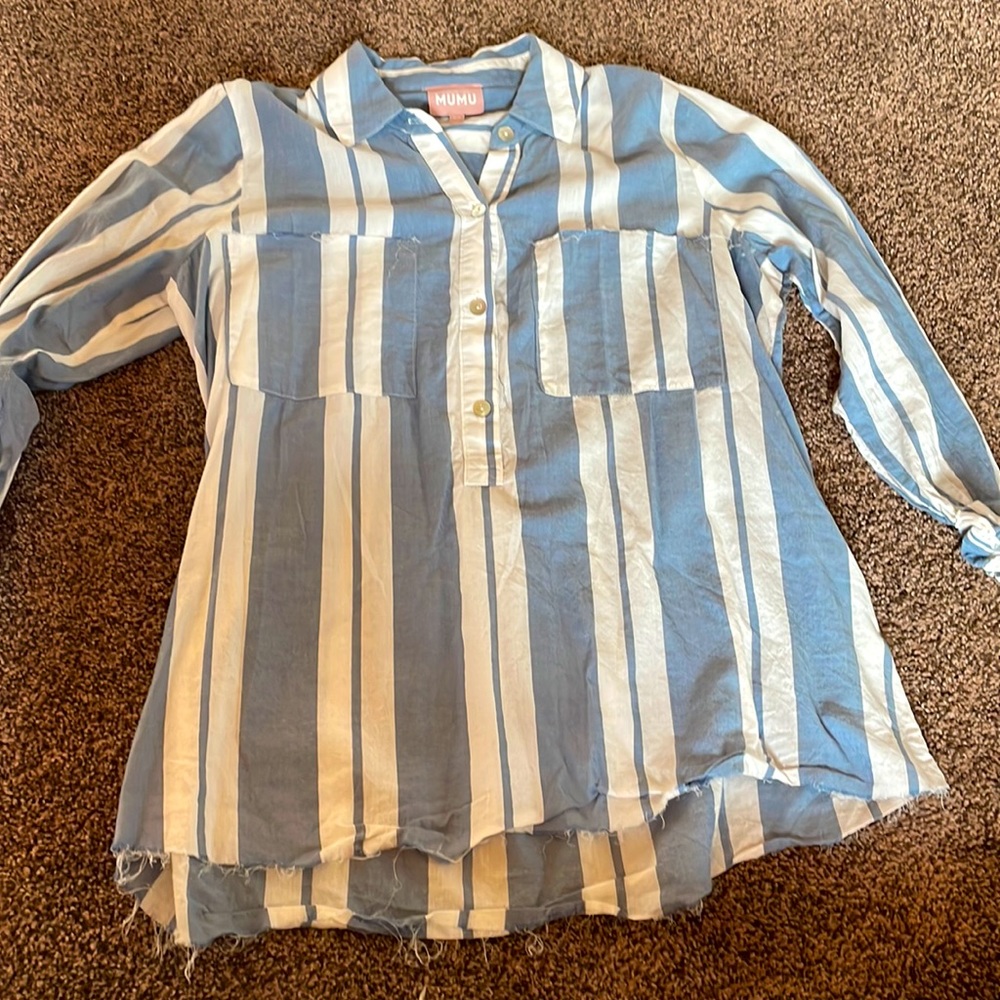 Striped Button Down - image 1